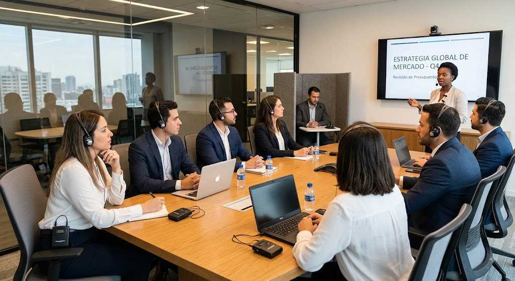 Equipo de traducción simultánea en renta